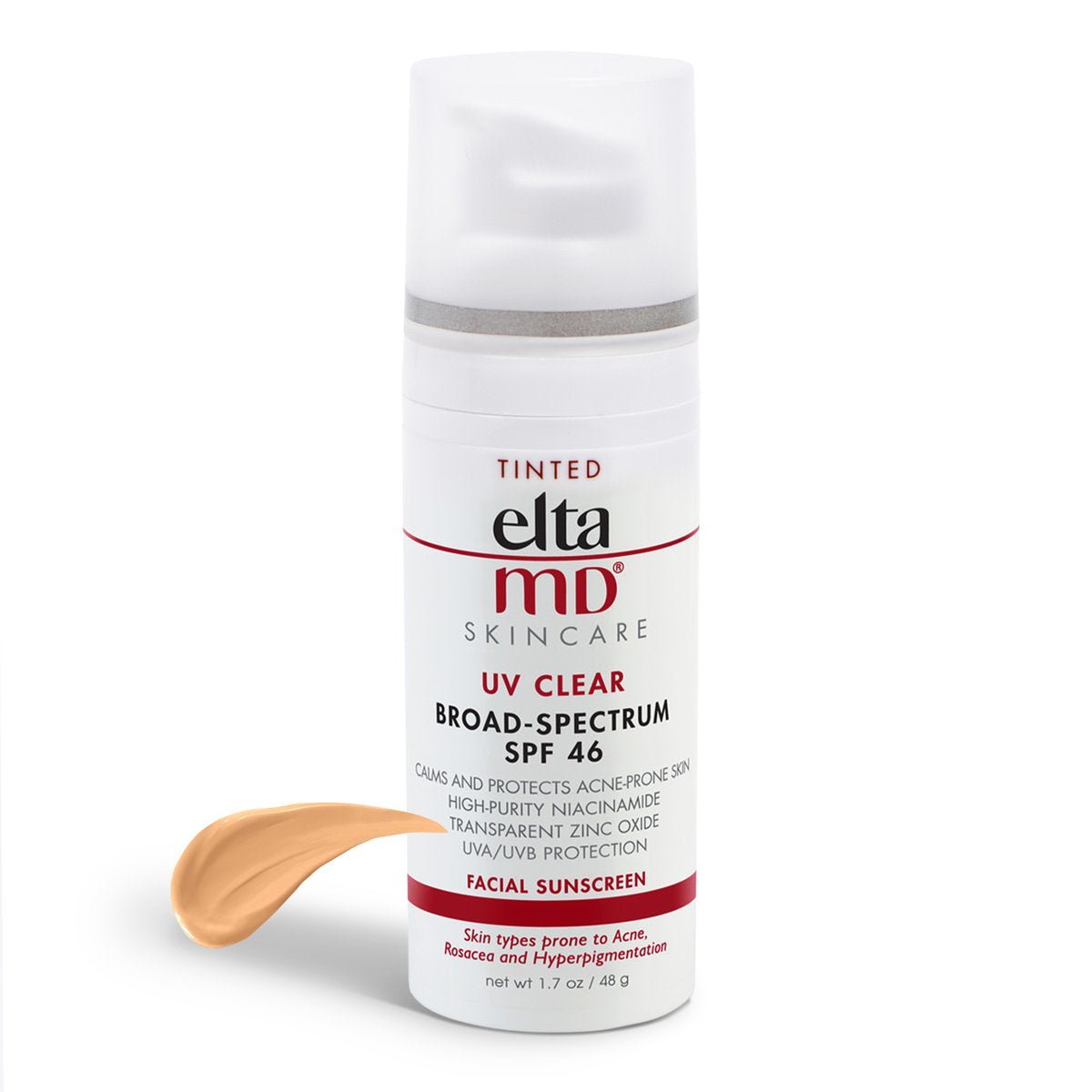 EltaMD UV Clear Tinted Broad-Spectrum SPF 46 Medical Grade Sunscreen